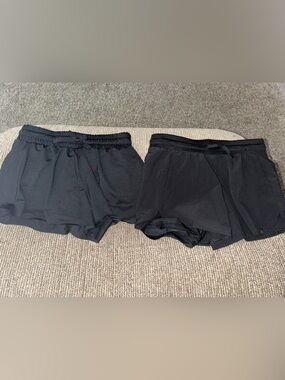 all in motion Black Active Shorts with Elastic Waistband